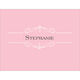 Pink Elegant Scroll Foldover Note Cards Image 2 of 3
